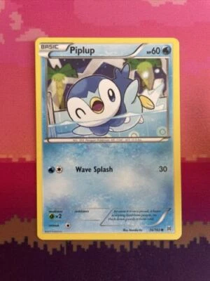Pokemon Card Piplup Breakthrough Common 36/162 Near Mint - Image 1 of 2