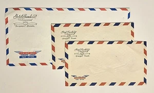 SOBRES DE CORREO AÉREO INTERNACIONAL HOTEL HUMBOLDT ECUADOR AÑOS 50 VINTAGE DC-8 AIRP - Imagen 1 de 4