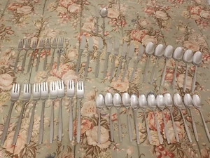 Vivron VIV4 18/8 Stainless Flatware Japan 43 Pieces Silverware Forks, Spoons - Picture 1 of 16