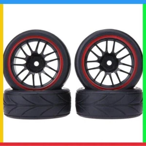 Domybest 4 RC 1/10 Universal Car Racing Felge Reifen Offroad Truck Car Buggy Tir - Bild 1 von 8