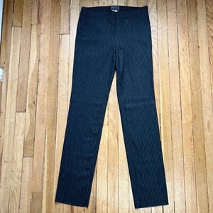 Y2K Versus by Gianni Versace Wool Pants Pinstripe Gray Unhemmed Women's Size 34 - Picture 1 of 13
