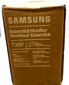 Samsung IPS Panel 27 Inches Essential Monitor T35F With Eye Saver Mode - New - Picture 1 of 7