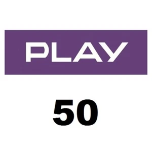 Doładowanie Play 50 zł PLN AUTOMAT 24/7 PL WYSYŁKA W 2 MINUTY - Zdjęcie 1 z 1