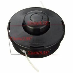 Trimmerkopf Ersatz Rasentrimmer Bump Feed Line Spule Cutter Schwarz Universal - Bild 1 von 8
