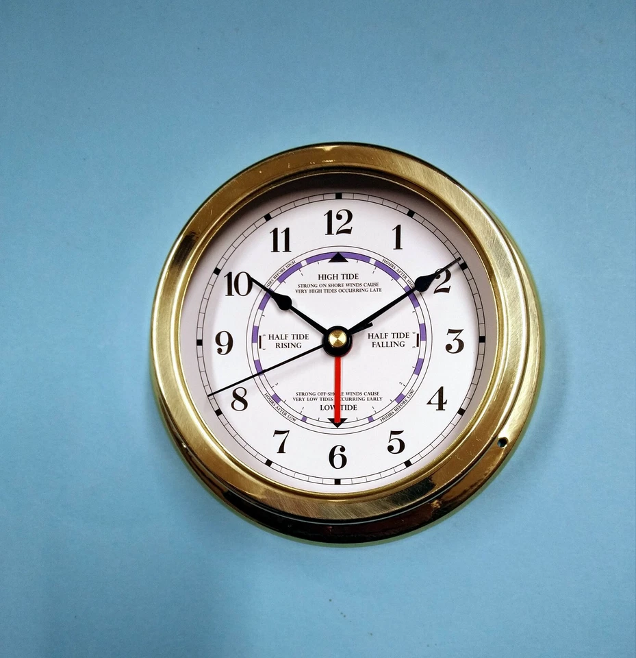 Brass Ships Time and Tide Clock - Image 1 of 1