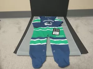 Vancouver Canucks Outfit/Sleeper Official NHL Size 6 to 9 Months NWT - Picture 1 of 3