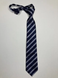 Place Est 1989 Boys Formal Necktie 13.25"Lx2.5"W Blue / White Neck Tie Kids - Picture 1 of 5