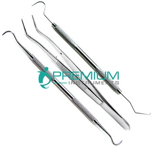 Examination Student Dental 3 piezas Pro Set Explorer 23/17, escalador de hoz, pinza - Imagen 1 de 4