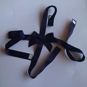 LOTE DE TRABAJO 38 caja de regalo azul oscuro arcos de grano grueso con pestaña pegajosa - Imagen 1 de 6