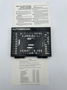 Vintage Autobridge Solo Bridge-Playing Game Handheld Parker Brothers EUC 1970 - Imagen 1 de 5