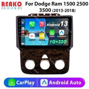 Carplay For Dodge Ram 1500 2500 3500 13-2018 Android 13 Car Stereo Radio GPS Nav - Picture 1 of 17