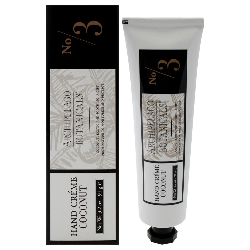 Hand Cream - Coconut by Archipelago Botanicals for Unisex - 3.2 oz Cream - Imagem 1 de 1