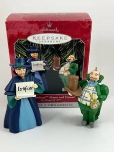 Alcalde y forense de Munchkinland - Juego de adornos con sello 1998 - Mago de Oz - Imagen 1 de 10