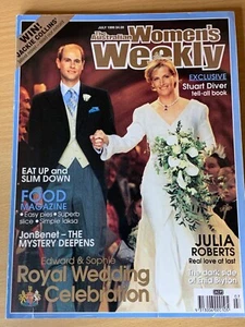 The Australian Women's Weekly Magazine July 1999 Prince Edward Sophie Rhys-Jones - Picture 1 of 3