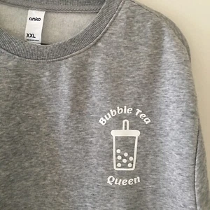 Iron On Design Bubble Tea Queen Emoji White Iron On Vinyl Only - Picture 1 of 12