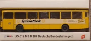 Lemke Minis LC 4012 (Spur N) MB O 307 Bus Bahnbus gelb + OVP - Bild 1 von 2