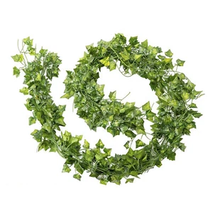 Faux Garland Plant - 5 Pack 81 Leaves Artificial Hanging Ivy Vines Plants - Picture 1 of 12