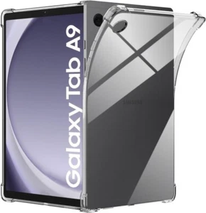 For Samsung Galaxy Tab A9 Case Clear Shockproof Silicone Bumper Tablet Cover Gel - Picture 1 of 14