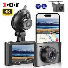 Produktbild - XGODY Dual Dashcam 3" 4K Auto Kamera vorne und hinten KFZ DVR Videorecorder WIFI