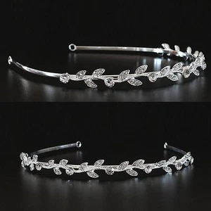 Diadema de lujo pedrería tiara joyas de novia neumáticos para el cabello joyas para el cabello boda fiesta - Imagen 1 de 5