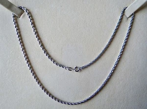 925 Sterling Silber Seil Stil Kette Halskette 7,5 Gramm - Bild 1 von 6