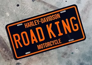 Harley Davidson Road King Vintage Style License Plate Roadglide CVO - Picture 1 of 1