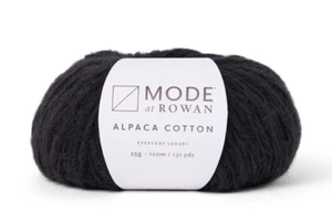 Mode at Rowan ::Alpaca Cotton #10:: alpaca cotton yarn Noir - Picture 1 of 8