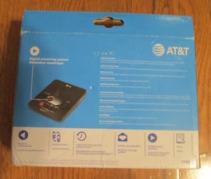 AT&T 1740 Digital Answering System 60 Min. Recording Time/Date Stamp Black NEW - Photo 1/5
