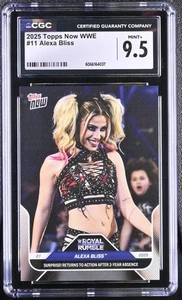 2025 Topps Now WWE Alexa Bliss #11 - CGC 9.5 Mint+ - Bild 1 von 2