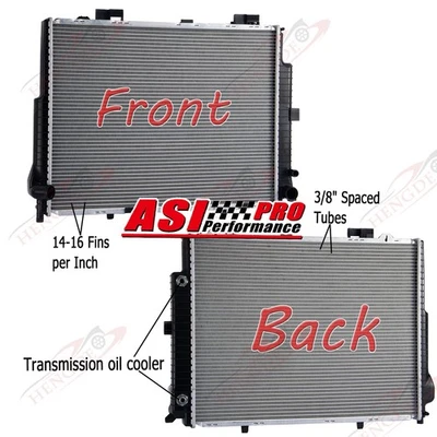 Aluminum Core Radiator For 1999-2003 2002 Mercedes-Benz E55 AMG V8 5.5L AT — 第 1/4 张图片
