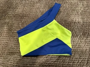 EUC Damen neongelb & blau Jo & Jax Tanz Sport BH Tank, Erwachsene S - Bild 1 von 4