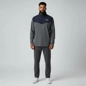 Chaqueta Nike Seattle Seahawks para hombre XXL 1/4 cremallera lateral Dri Fit calentamiento en el campo - Imagen 1 de 7