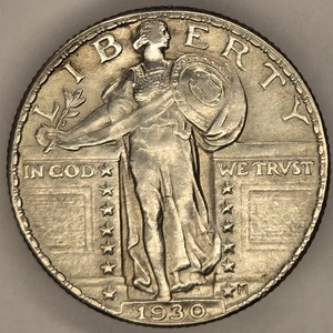 1930 AU Standing Liberty Quarter - Picture 1 of 3