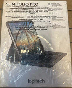 Logitech Slim Folio Pro Keyboard Case for iPad Pro 11" (1st–3rd Gen) - Picture 1 of 3