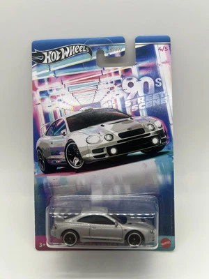 Toyota Celica GT-Four Hot Wheels 2024 HW 90s Street Scene 4/5 plateado '95 Foto 1 de 4