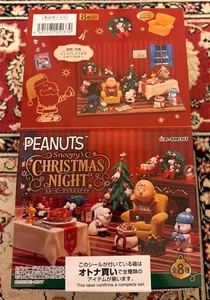Re-Ment PEANUTS Snoopy Christmas Night komplett 8 Sorten Box Set ungeöffnet Japan - Bild 1 von 4