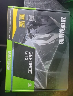 Tarjeta súper gráfica Zotac Gaming Geforce GTX 1660 6 GB GDDR6 actualización de PC para juegos Foto 1 de 4