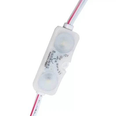 Moduli Led SMD 12V 1W 2 Led IP68 catena 20pz per insegne pubblicitarie - Immagine 1 di 3