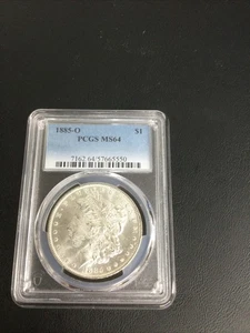 1885 O Morgan Silber Dollar PCGS MS64 ~~ BLAST WHITE (359) - Bild 1 von 4