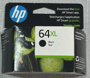 HP 64XL Wysokowydajny wkład atramentowy Czarny-Wygaśnięcie grudzień 2025 "NOWY"-zapieczętowany - Zdjęcie 1 z 4