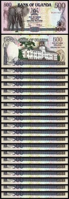 Uganda 500 Shillings 1991, UNC, 20 Pcs LOT, Consecutive, P-33a - Image 1 of 4