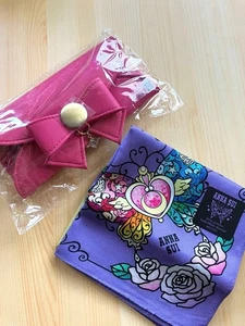 Anna Sui Sailor Moon Handkerchief and JINS Glasses Case Set Fashion Collectible - Picture 1 of 24