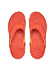 HOKA ONE ONE M ORA RECOVERY FLIP FLOPS HERREN GRÖSSE 11 FIESTA/BERNSTEINGELB - Bild 1 von 6