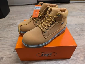 Lugz Mens Chukka Boots Brown Nubuck Leather MMAXK-7660 Size 8 NEW - Picture 1 of 7