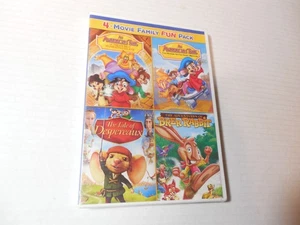 4-Movie Family Fun Pack DVD An American Tail/Tale of Despereaux/Brer Rabbit NEW - Picture 1 of 5