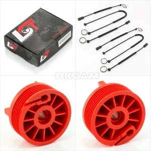 FRONT LEFT + RIGHT WINDOW REGULATOR REPAIR KIT FOR MEGANE II CC CABRIOLET - Picture 1 of 12