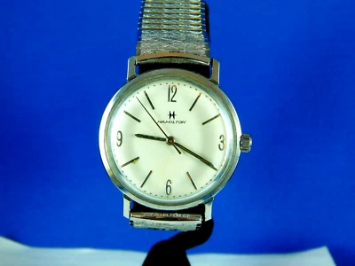 RELOJ PULSERA VINTAGE HAMILTON 17J SUIZO MODELO 69-1 PARA HOMBRE ACERO INOXIDABLE RARO C.1961 Foto 1 de 4