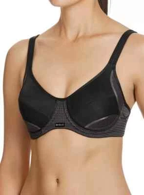 Berlei Electrify Underwired Mesh Sports Bra Black (BLK) . - Image 1 of 4