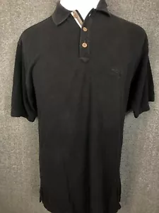 Tommy Bahama Relax S Sailfish Men's Short Sleeve Dark Blue Polo Shirt EUC - Picture 1 of 8