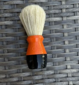 Omega Orange & Black Boar Brush Italy Shaving Brush - Picture 1 of 2